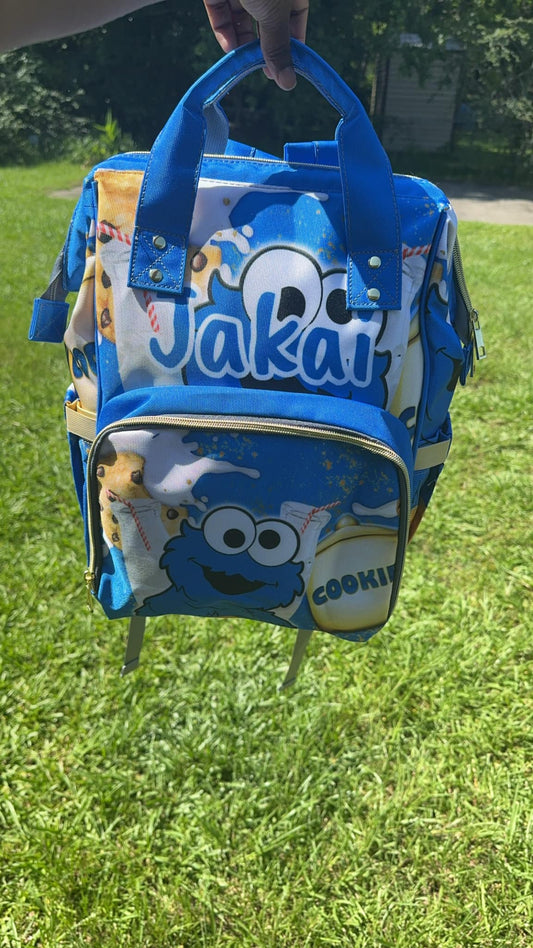 Cookie Monster Diaper Bag