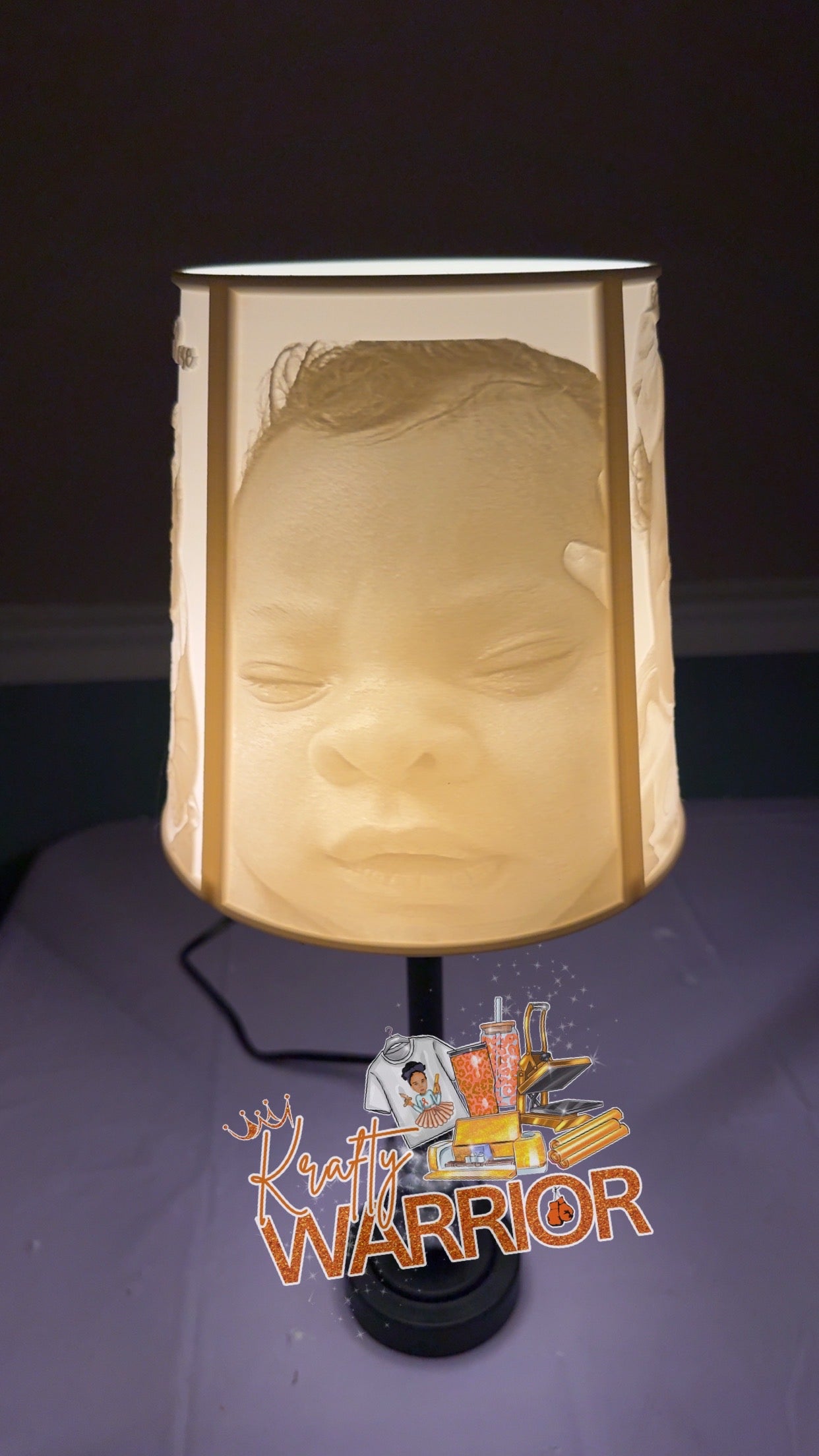 Custom Lamp With Text