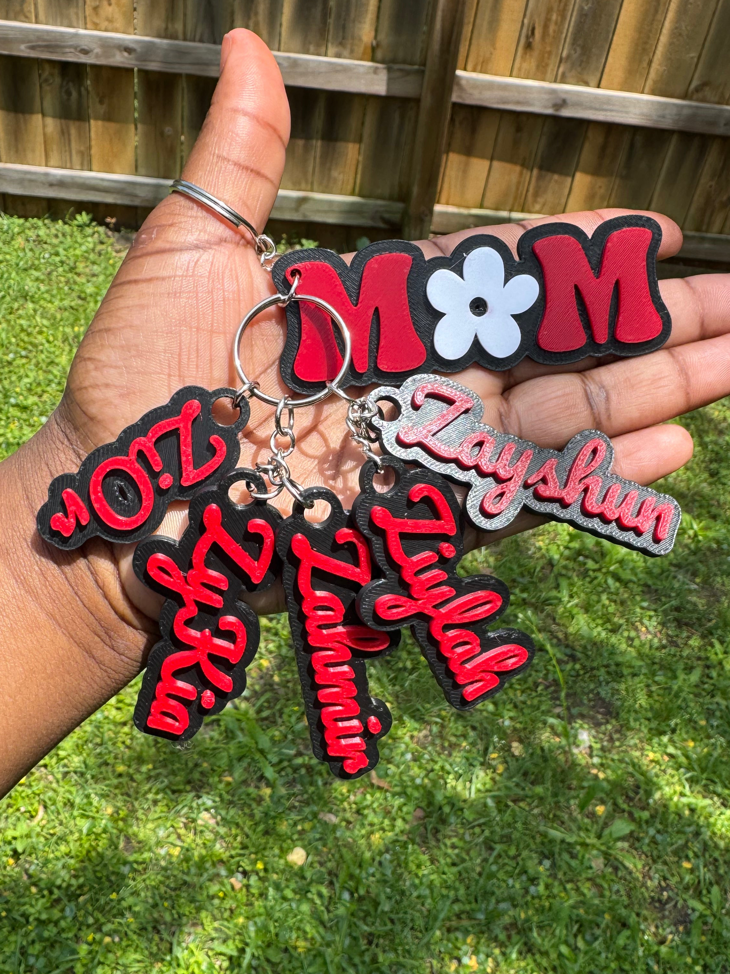 Mama Keychains - Personalized w / Kid(s) Name(s)